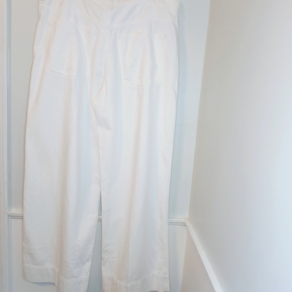 NWT Madewell Women's High-Waist Super Wide-Leg Flare Jeans White Size 33 - Picture 5 of 7